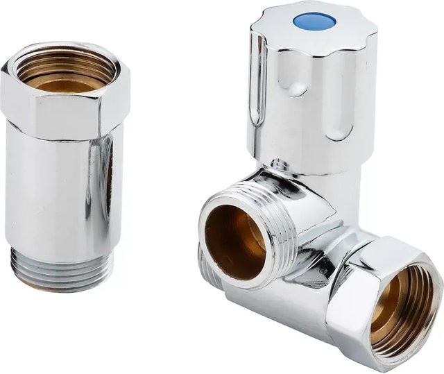Kirchhoff GA-Ventil Rechts mit Ausgleich für Wandarmatur 20 mm (3/4 Zoll) in Chrom - Bild 1