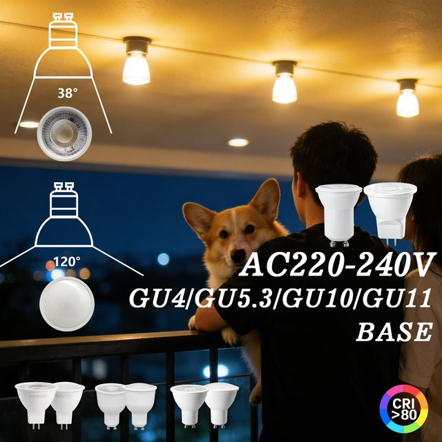 8er-Pack LED-Strahlerlampen GU10 als Halogenersatz mit CCT-Farbtemperaturwahl in Weiß - Bild 1