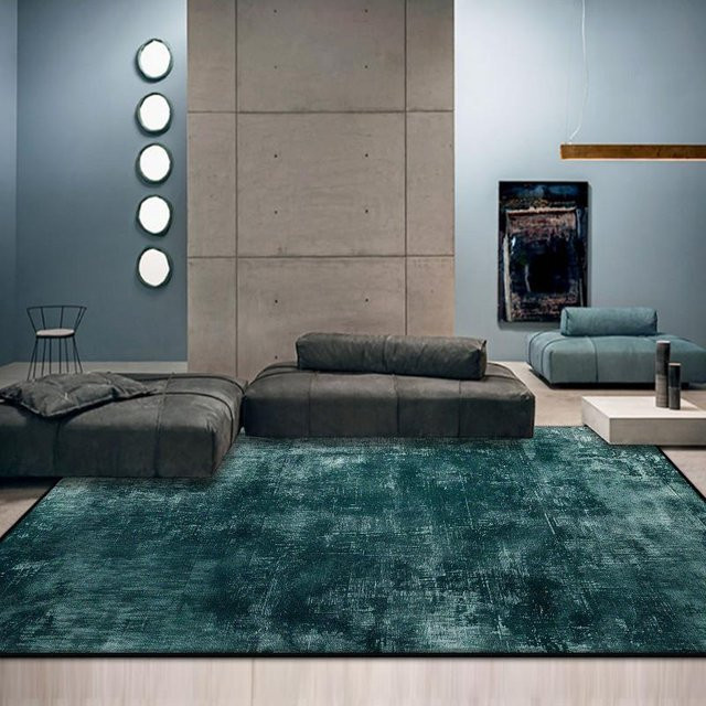 Karpetti Teppich mit abstraktem Design in Dunkelblau, rutschfest und waschbar, B/T: 180 x 280 cm - Bild 1