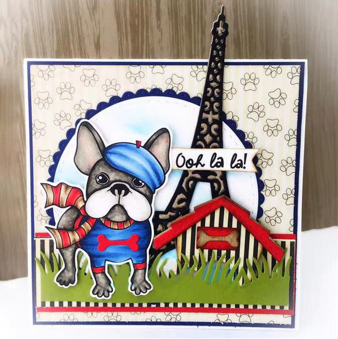 Eisenturm Metall Schneidwerkzeug für Scrapbooking und Bastelarbeiten in Silber - Bild 4