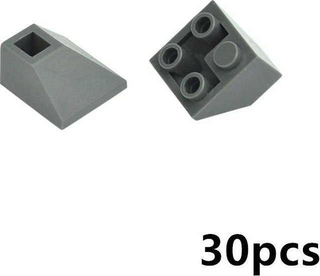 Linyi toy car Schrägstein 2x2 45 Umgekehrt Doppel, 30-teiliges Set, ab 6 Jahren - Bild 1