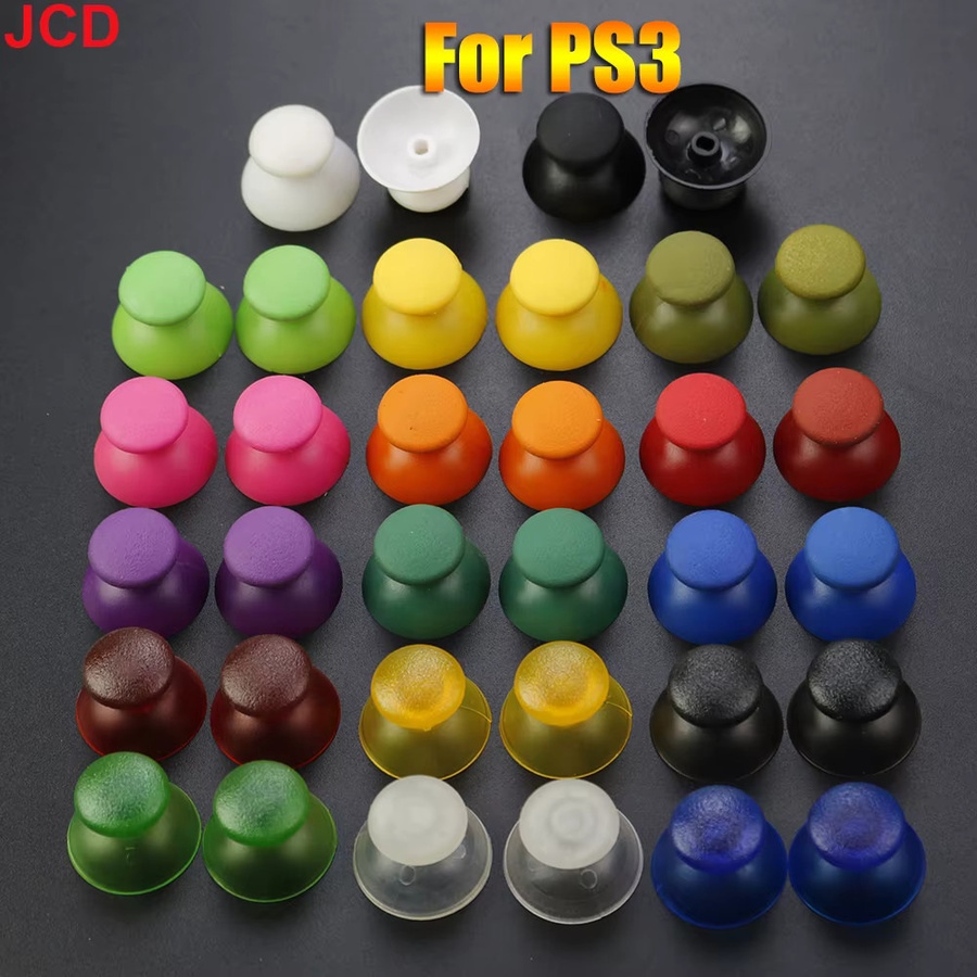 JCD 2er-Set 3D Analog Joystick Stick Module und Pilzkappen für PS3 Controller in Blau und Multicolour - Bild 2