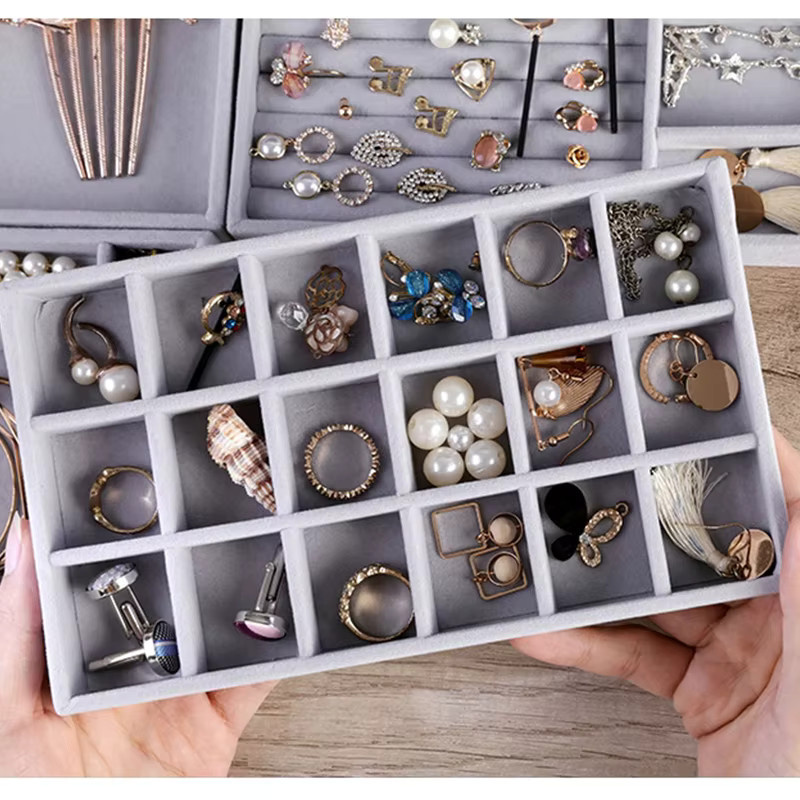 Schmuck-Aufbewahrungsbox, stapelbar, Unisex - Bild 2