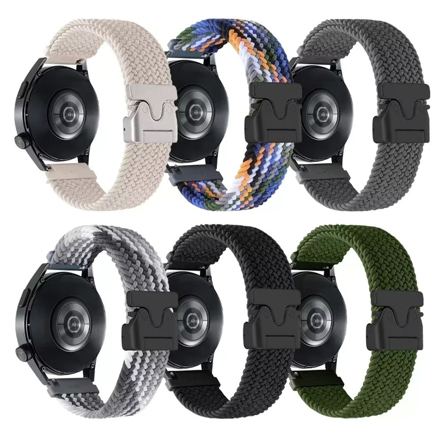 Uhrenarmband Nylon, geflochtenes Band, 22 mm, Unisex - Bild 2
