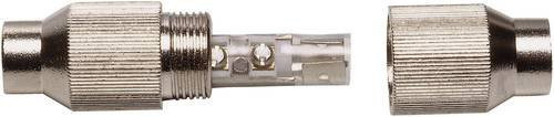 Renkforce Koax-Kabelverbinder Metall mit Schraubverbindung in Silber für Kabel-Durchmesser 7mm - Bild 1