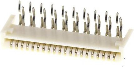 Molex FFC/FPC-Anschluss mit 20 Polen, Rastermaß 1.00 mm, Farbe: Weiß - Bild 1