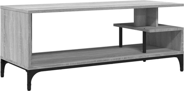 vidaXL TV-Schrank im Industrial Design, Farbe Grau Sonoma, B/T/H: 102 x 40 x 41 cm, aus Holzwerkstoff und Stahl - Bild 1