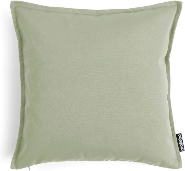 mokebo Outdoor Kissenbezug Die Auszeit, quadratische Sofakissen Hülle in Lindgrün, B/B: 45 x 45 cm - Bild 1