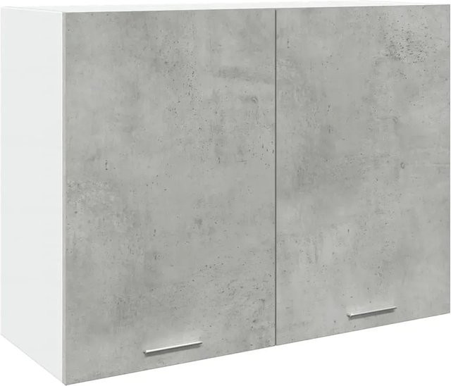 vidaXL Hängeschrank Lyon in Betongrau, B/T/H: 80 x 31 x 60 cm - Bild 1