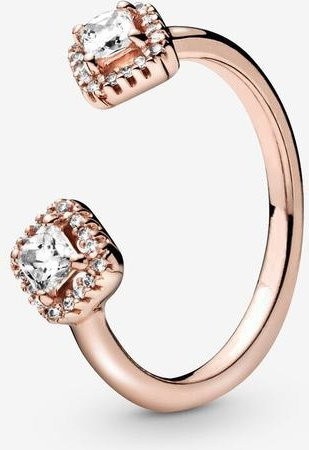 Wucifang Jewelry Ring, 925 Silber, Roségold, Kristall, Damen - Bild 1