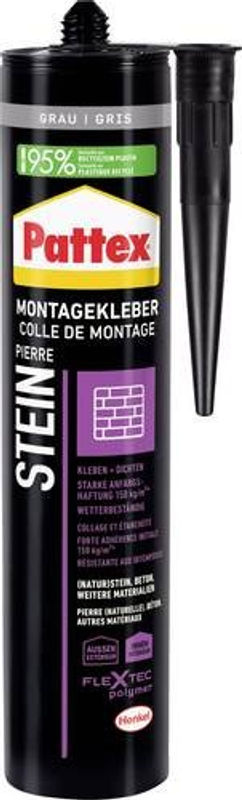 Pattex Stein Montagekleber Grau 420g - Bild 2