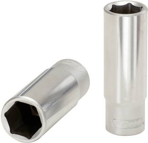 KS Tools 1/4" CLASSIC Sechskant-Stecknuss lang 11/32" aus Chrom-Vanadium in Silber - Bild 1