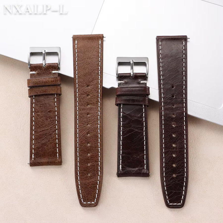 Uhrenarmband Rindsleder, Unisex, 20 mm, 22 mm - Bild 3