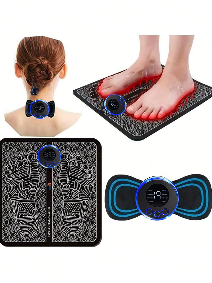 AXH EMS Massagegerät-Set, Schwarz, Unisex - Bild 7