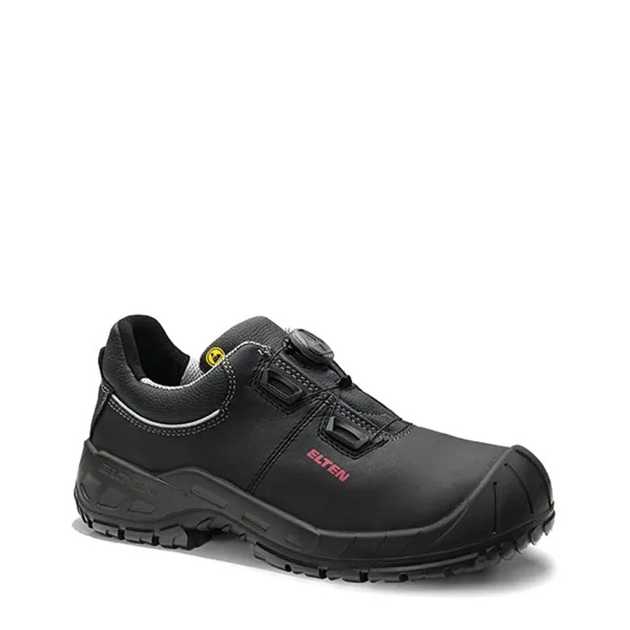 Elten Sicherheitshalbschuh Laurenzo Boa Low ESD S3 aus Rindleder in Schwarz Gr. 50 - Bild 2