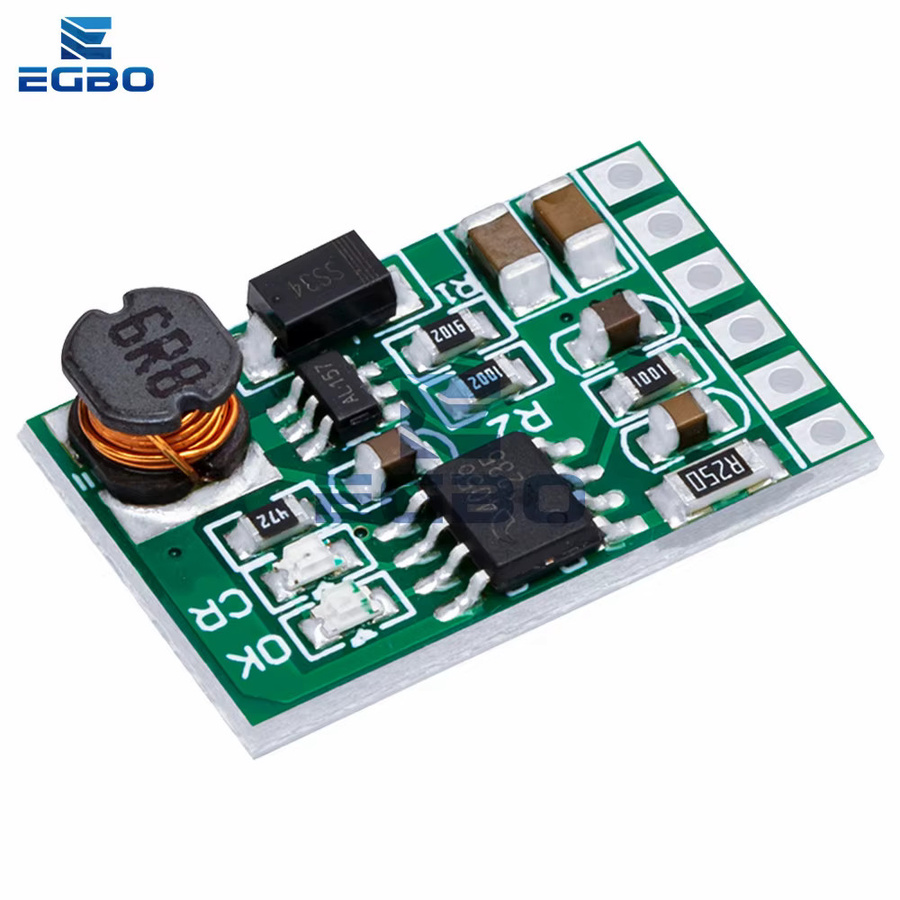 EGBO DC-DC Boost Converter Ladegerät und Entlader Board für Solar und Mobile Power, Farbe: Grün - Bild 2