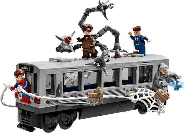 Lego Marvel Spider-Man vs. Doc Ock: Showdown in der U-Bahn Konstruktionsspielzeug - Bild 3