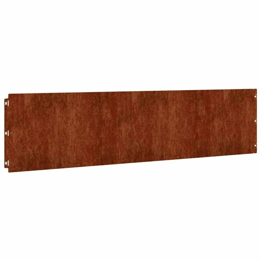 vidaXL Rasenkanten aus Cortenstahl, 10 Stück, flexibel, B/H: 25 x 103 cm - Bild 2