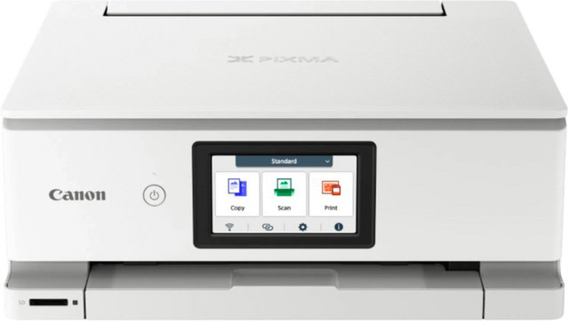 Canon PIXMA TS8751 Tintenstrahl-Multifunktionsdrucker in Weiß mit Drucken, Scannen und Kopieren sowie USB und WLAN - Bild 1
