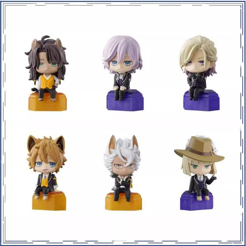 BANDAI Anime Twisted-Wonderland Gashapon Actionfiguren Ruggie Bucchi und Rook Hunt in Mehrfarbig - Bild 1