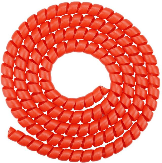 APWIKOGER Spiralkabel-Schutzhülle rot, 1,3 m verschleißfester Kabel-Organizer und Schlauchschutz für M365 PRO 2 - Bild 1