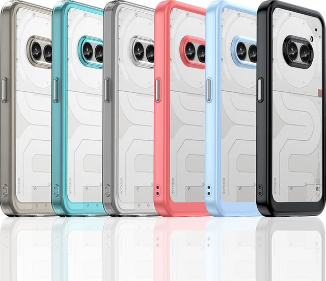 Nothing Phone 2a Schutzhülle Transparent mit Soft Frame und Hard Case Design - Bild 1