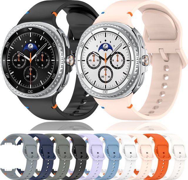 Samsung Uhrenarmband Silikon, Schwarz, Unisex - Bild 1