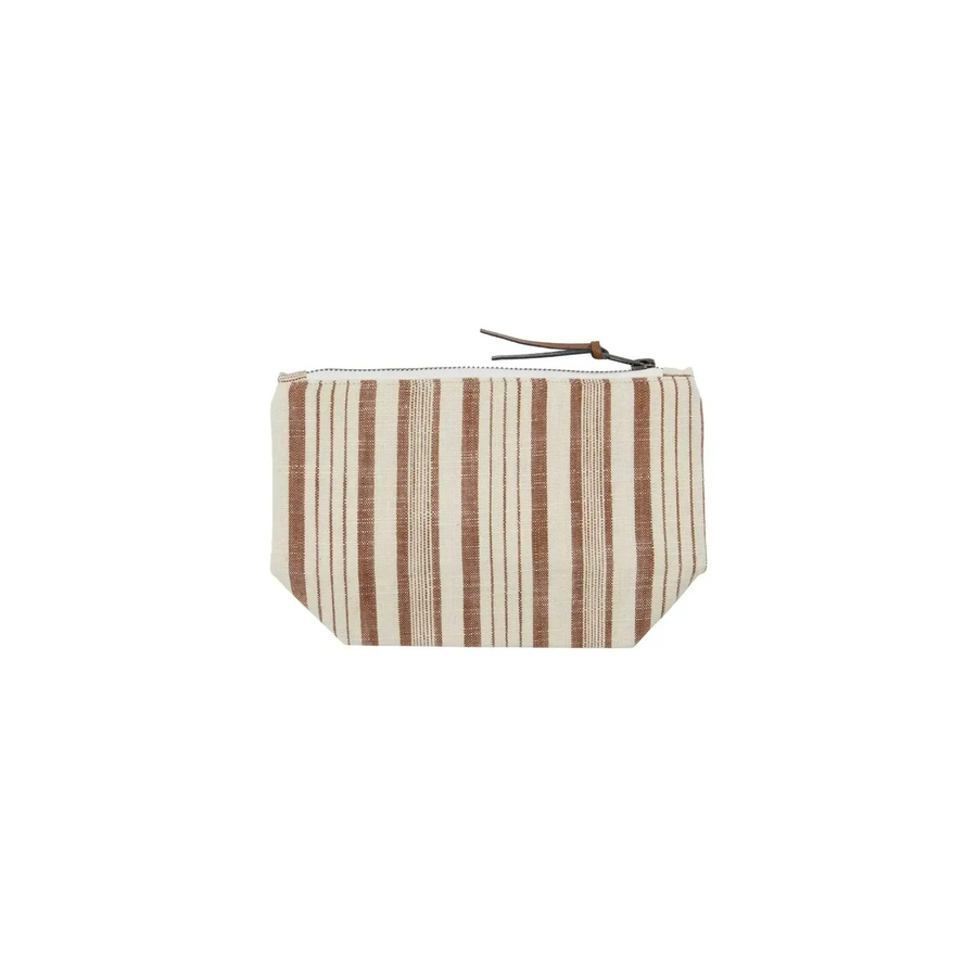 Meraki Make-up-Täschchen aus Baumwolle in Terrakotta, Breite: 22 cm - Bild 1