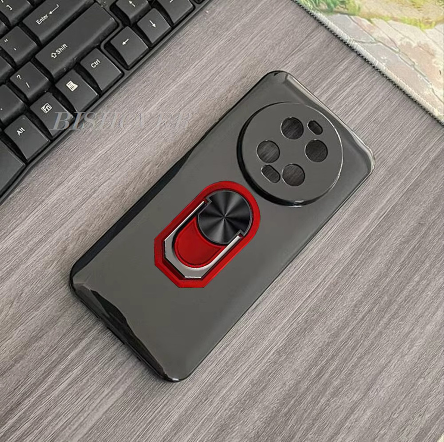 Ulefone Armor 23 Ultra Schutzhülle aus weichem Silikon mit Ringhalterung in Schwarz - Bild 1