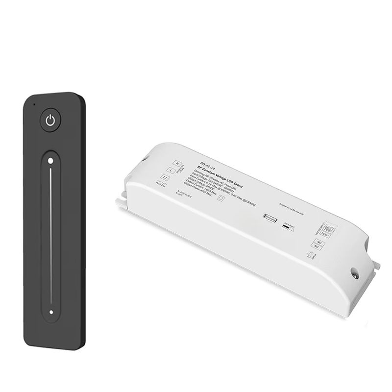 CENFAYA LED-Treiber 40 W mit kabelloser RF-Fernbedienung, dimmbarer Dimmer-Transformator für DC 12 V und 24 V, Push-Dim Netzteil - Bild 5