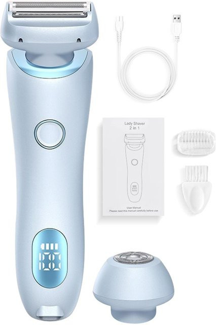 Binchi Health Technology Elektrorasierer für Damen, Blau - Bild 1