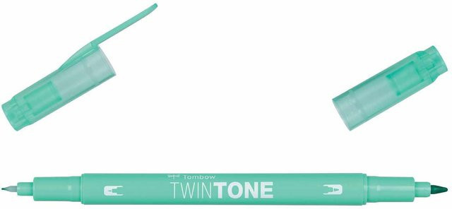 Tombow TwinTone Fasermaler Ink in Mint Green mit feiner Spitze - Bild 1