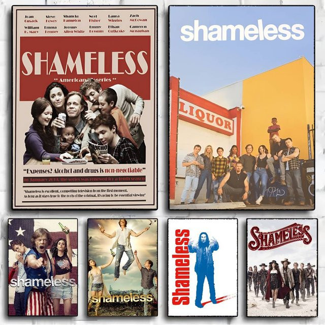 Shameless Anime Poster Retro Wandkunst für deine Zimmerdekoration in HD Qualität - Bild 1
