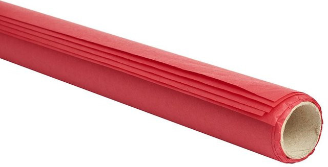 URSUS Seidenpapier Karminrot, 6 Bögen, B: 50 cm, H: 70 cm - Bild 1