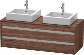 Duravit Waschtischunterschrank Ketho in Natur Dunkel, B/T/H: 140 x 55 x 49,6 cm - Bild 1