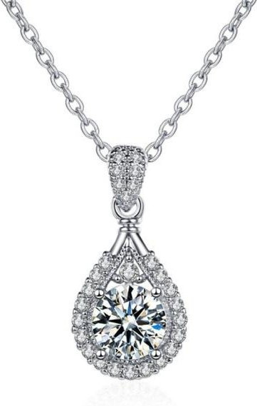 YIRAN Jewelry Halskette 925 Silber, Diamant, Zirkonia, Damen - Bild 1