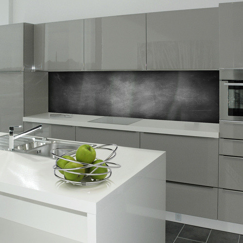 mySPOTTI Küchenrückwand Tafel Memo aus Aluminiumverbund in Anthrazit Schwarz B: 220 cm, H: 60 cm - Bild 2