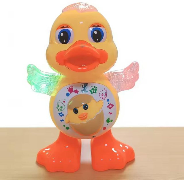 Linyi toy car, Elektrische Ente, Interaktives Tanz-Musikanlage Spielzeug, mit blinkenden Lichtern, ab 3 Jahre - Bild 1