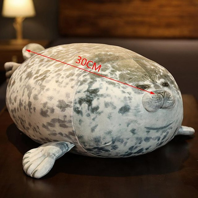 Yiran toy Angry Blob Seal Kissen, Seelöwe, Plüsch, ab 6 Jahren - Bild 1