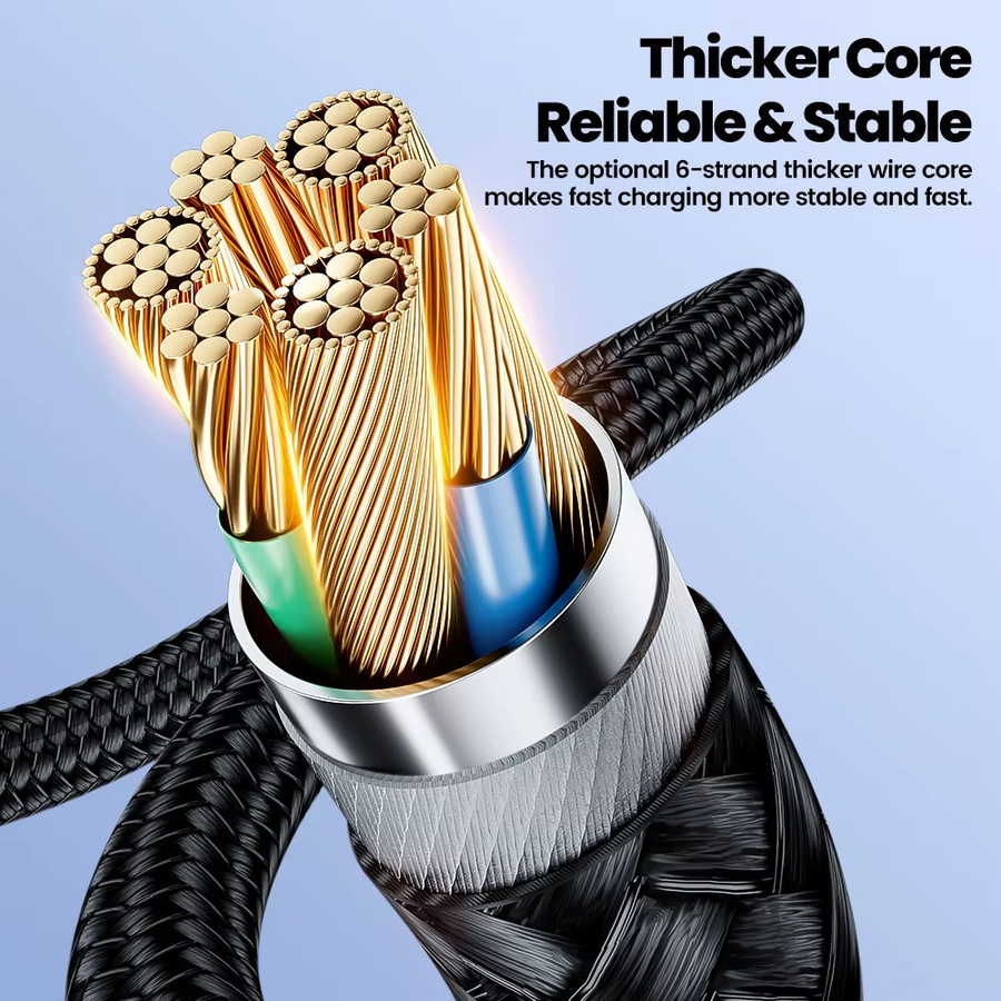 Toocki 100 W USB-auf-Typ-C-Kabel für schnelles Laden und Datenübertragung - Bild 5
