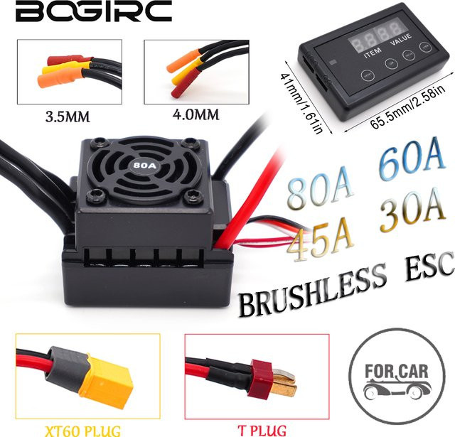 BOGIRC RC Auto Upgrade Zubehör Bürstenloser ESC für Buggy Truck - Bild 1