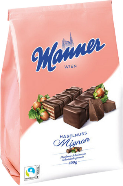 Manner Schnitten Haselnuss-Mignon 400 g - Bild 1