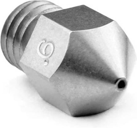 Micro-Swiss MK8 Düse für MakerBot, 0.6mm, verschleißfest beschichtet, Silber - Bild 1