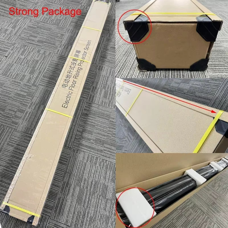 Yovanxer Elektrische ALR CLR Projektionsleinwand Bodensteigend, 150 Zoll, Grau, HD 3D 4K 8K, Kristall Umgebungslicht Abweisend - Bild 5