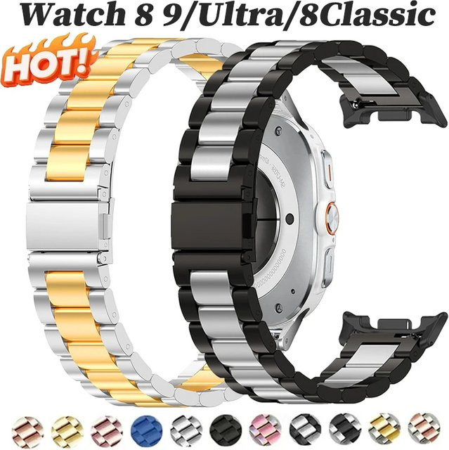 CHIICSMART Uhrenarmband Edelstahl, Silber, Unisex - Bild 1