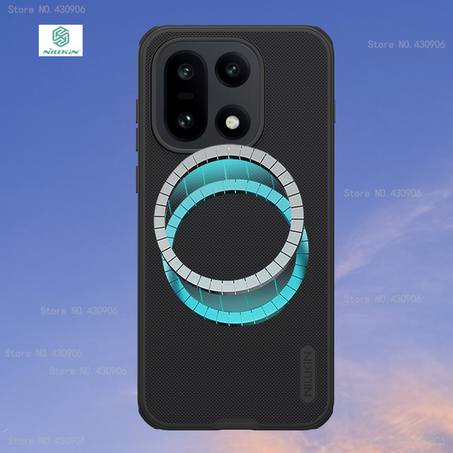NILLKIN Schutzhülle für OnePlus 15, magnetisch und mattiert, Schwarz - Bild 1