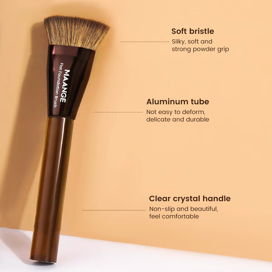 MAANGE Foundation-Make-up-Pinsel, flache Oberseite, Unisex - Bild 2