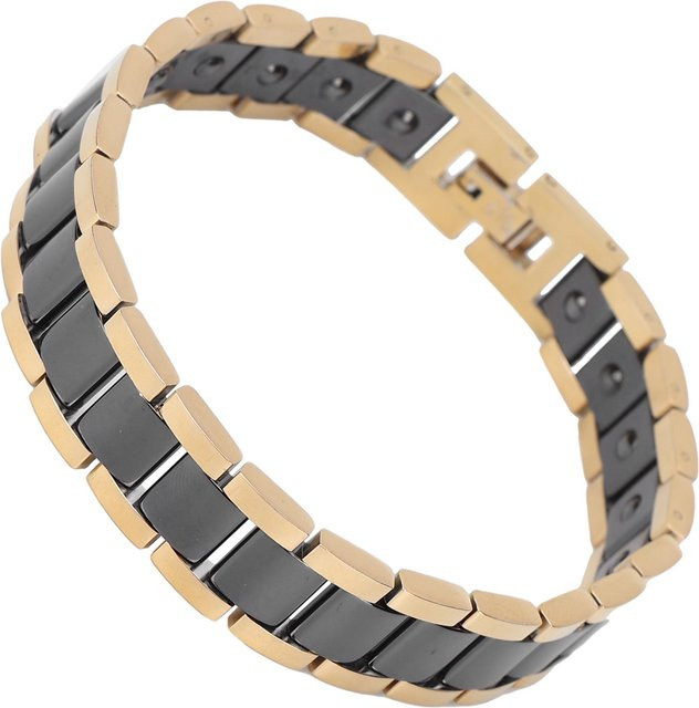 Magnetarmband Edelstahl, Schwarz, Unisex - Bild 1