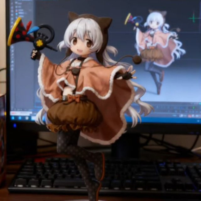 Bandai Magisches Mädchen Xiaoyuan Baijiangzhu Hirschaugen-Rundduftmodell, Ornament Spielzeug, Bunt / Mehrfarbig, Kunststoff - Bild 1