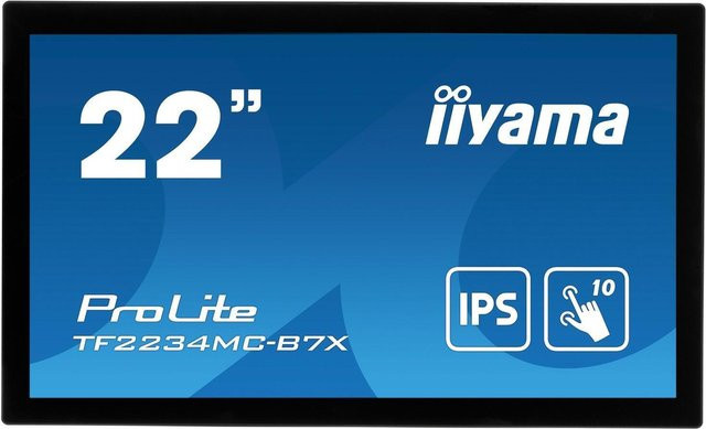Iiyama ProLite TF2234MC-B7X Touchscreen LED-Monitor Full HD IPS Schwarz - Bild 1